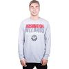imageUltra Game NBA Adult Men TShirt Supreme Long Sleeve Pullover Tee Shirt GrayHeather Gray