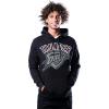 imageUltra Game NBA Atlanta Hawks Mens Fleece Hoodie Pullover Sweatshirt Primo MetallicBlack