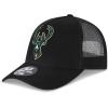 imageUltra Game NBA Boys 820 Snap Back All Around The World Trucker Baseball Cap HatBlack