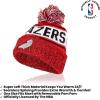 imageUltra Game NBA Boys Girls Super Soft Winter Beanie Knit Hat With Extra Warm Touch Screen GlovesTeam Color
