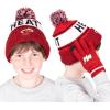 imageUltra Game NBA Boys Girls Super Soft Winter Beanie Knit Hat With Extra Warm Touch Screen GlovesTeam Color