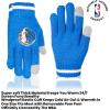 imageUltra Game NBA Boys Girls Super Soft Winter Beanie Knit Hat With Extra Warm Touch Screen GlovesTeam Color
