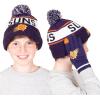 imageUltra Game NBA Boys Girls Super Soft Winter Beanie Knit Hat With Extra Warm Touch Screen GlovesTeam Color