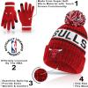 imageUltra Game NBA Boys Girls Super Soft Winter Beanie Knit Hat With Extra Warm Touch Screen GlovesTeam Color