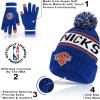 imageUltra Game NBA Boys Girls Super Soft Winter Beanie Knit Hat With Extra Warm Touch Screen GlovesTeam Color