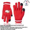 imageUltra Game NBA Boys Girls Super Soft Winter Beanie Knit Hat With Extra Warm Touch Screen GlovesTeam Color