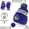 imageUltra Game NBA Boys Girls Super Soft Winter Beanie Knit Hat With Extra Warm Touch Screen GlovesTeam Color