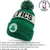 imageUltra Game NBA Boys Girls Super Soft Winter Beanie Knit Hat With Extra Warm Touch Screen GlovesTeam Color