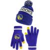 imageUltra Game NBA Boys Girls Super Soft Winter Beanie Knit Hat With Extra Warm Touch Screen GlovesTeam Color