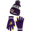 imageUltra Game NBA Boys Girls Super Soft Winter Beanie Knit Hat With Extra Warm Touch Screen GlovesTeam Color