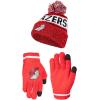 imageUltra Game NBA Boys Girls Super Soft Winter Beanie Knit Hat With Extra Warm Touch Screen GlovesTeam Color