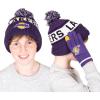 imageUltra Game NBA Boys Girls Super Soft Winter Beanie Knit Hat With Extra Warm Touch Screen GlovesTeam Color