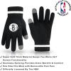 imageUltra Game NBA Boys Girls Super Soft Winter Beanie Knit Hat With Extra Warm Touch Screen GlovesTeam Color
