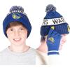 imageUltra Game NBA Boys Girls Super Soft Winter Beanie Knit Hat With Extra Warm Touch Screen GlovesTeam Color