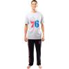 imageUltra Game NBA Mens 2 Piece Super Soft TShirt ampamp Lounge Pants SetPhiladelphia 76ers