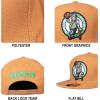 imageUltra Game NBA Mens Adults Snap Back Canvas Baseball Cap HatTobacco