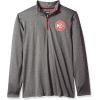 imageUltra Game NBA Mens NBA Mens Quarter Zip Long Sleeve Pullover TShirtHeather Charcoal