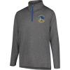 imageUltra Game NBA Mens NBA Mens Quarter Zip Long Sleeve Pullover TShirtHeather Charcoal