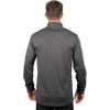 imageUltra Game NBA Mens NBA Mens Quarter Zip Long Sleeve Pullover TShirtHeather Gray