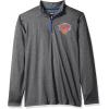 imageUltra Game NBA Mens Quarter Zip Pullover Long Sleeve TeeHeather Gray