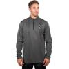 imageUltra Game NBA Mens Quarter Zip Pullover Long Sleeve TeeHeather Gray