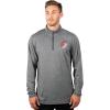imageUltra Game NBA Mens Quarter Zip Pullover Long Sleeve TeeHeather Gray