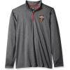 imageUltra Game NBA Mens Quarter Zip Pullover Long Sleeve TeeHeather Gray