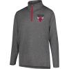 imageUltra Game NBA Mens Quarter Zip Pullover Long Sleeve TeeHeather Gray
