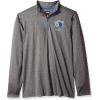 imageUltra Game NBA Mens Quarter Zip Pullover Long Sleeve TeeHeather Gray