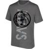 imageUltra Game NBA Mens Ultra Game NBA Mens Upright Logo Short Sleeve Tee ShirtHeather Charcoal