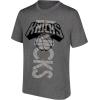 imageUltra Game NBA Mens Ultra Game NBA Mens Upright Logo Short Sleeve Tee ShirtHeather Charcoal