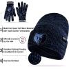 imageUltra Game NBA Official Mens Super Soft Winter Beanie Knit Hat with Extra Warm Touch Screen GlovesTeam Color