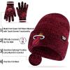 imageUltra Game NBA Official Mens Super Soft Winter Beanie Knit Hat with Extra Warm Touch Screen GlovesTeam Color