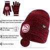imageUltra Game NBA Official Mens Super Soft Winter Beanie Knit Hat with Extra Warm Touch Screen GlovesTeam Color