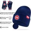 imageUltra Game NBA Official Mens Super Soft Winter Beanie Knit Hat with Extra Warm Touch Screen GlovesTeam Color