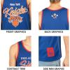 imageUltra Game NBA Official Mens Tank Top Mesh Sleeveless Muscle TShirt  Unisex Philadelphia 76ers Team Color Medium