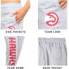 imageUltra Game NBA Womens Jogger Pants Active Logo Fleece SweatpantsHeather Gray 19
