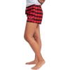 imageUltra Game NBA Womens Sleepwear Soft TShirt ampamp Flannel Shorts Loungewear Pajama SetChicago Bulls