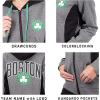 imageUltra Game NBA Womens Standard Full Zip Hoodie Sweatshirt JacketHeather Gray