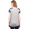 imageUltra Game NBA Womens TShirt Box Out Varsity Stripe Tee Shirt GrayGray