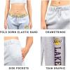 imageUltra Game NBA Womens Women Jogger Pants Active Basic Fleece SweatpantsHeather Gray