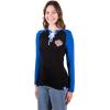 imageUltra Game NBA Womens Womens Super Soft Long Sleeve Laceup ShirtBlack