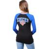 imageUltra Game NBA Womens Womens Super Soft Long Sleeve Laceup ShirtBlack