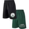 imageUltra Game NBA boys Nba Official Boys Super Soft 2 Pack Tbasketabll Shorts SetAssorted