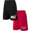 imageUltra Game NBA boys Nba Official Boys Super Soft 2 Pack Tbasketabll Shorts SetAssorted