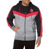 imageUltra Game NBA mens Ultra Game Nba Mens Contrast Back Cut Full Zip Hoodie SweatshirtBlack