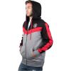 imageUltra Game NBA mens Ultra Game Nba Mens Contrast Back Cut Full Zip Hoodie SweatshirtBlack