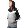 imageUltra Game NBA mens Ultra Game Nba Mens Contrast Back Cut Full Zip Hoodie SweatshirtBlack
