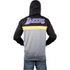 imageUltra Game NBA mens Ultra Game Nba Mens Contrast Back Cut Full Zip Hoodie SweatshirtBlack