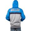 imageUltra Game NBA mens Ultra Game Nba Mens Contrast Back Cut Full Zip Hoodie SweatshirtDeep Blue
